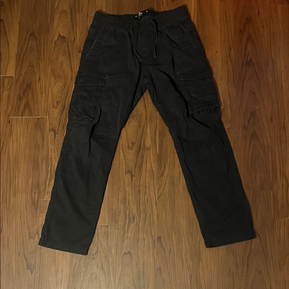 Hollister Epic Flex Slim Straight Cargo Pants Black